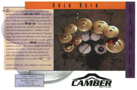Sabian Camber 1998 ad
