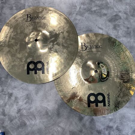 Meinl Byzance Brilliant 14" Heavy Hammered Hihat 1.jpg